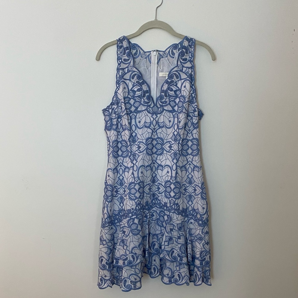 Jonathan Simkhai White & Chambray Cocktail Dress Never Used - Picture 4 of 5